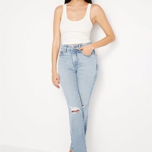 Good American SOFT-TECH GOOD LEGS STRAIGHT JEANS | Indigo510